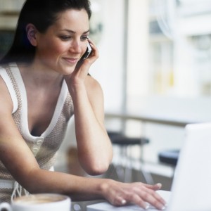 Fashion design student study fashion online