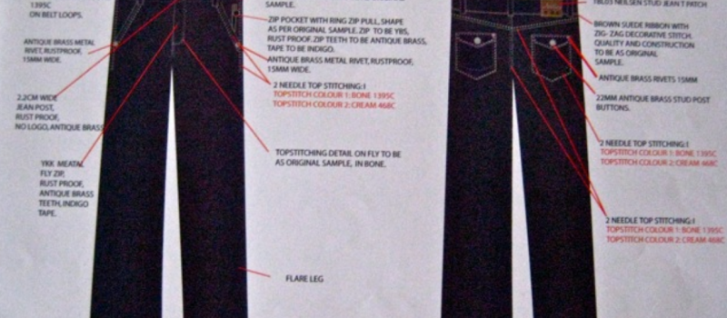 La Mode College - How to do a Fashion Spec Sheet