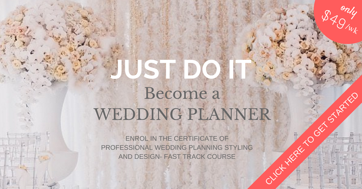 Wedding planner course online australia